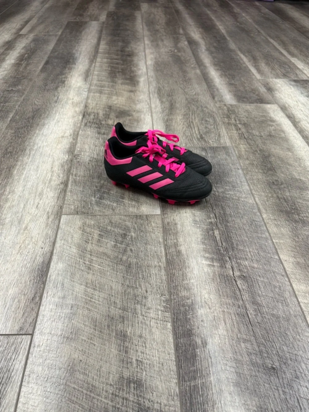 Adidas Kids Black/Pink Soccer‎ Cleats